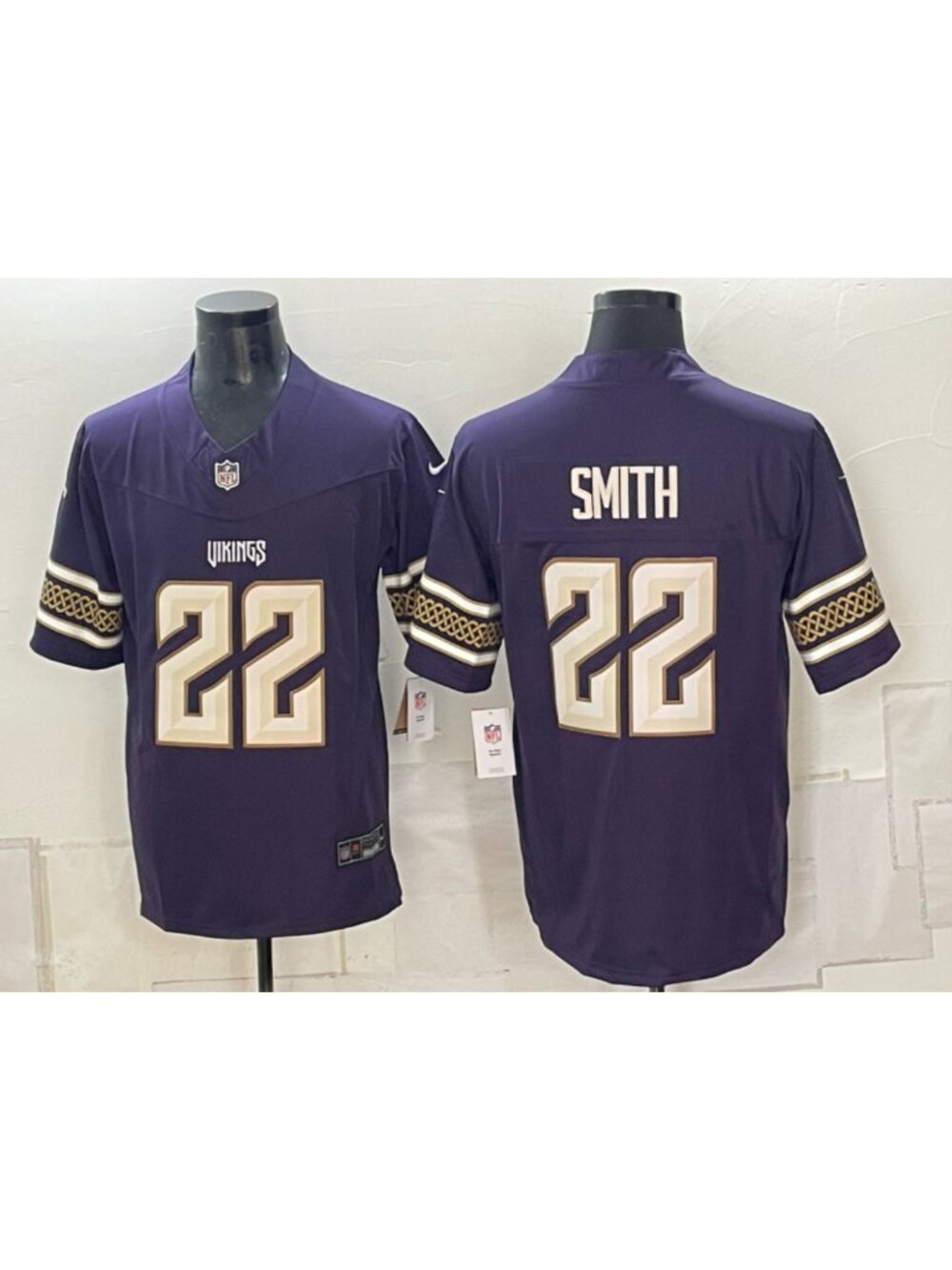 Harrison Smith Vapor Purple Stitched Jersey
